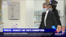 Nicolas Sarkozy nie toute corruption lors du procès des écoutes