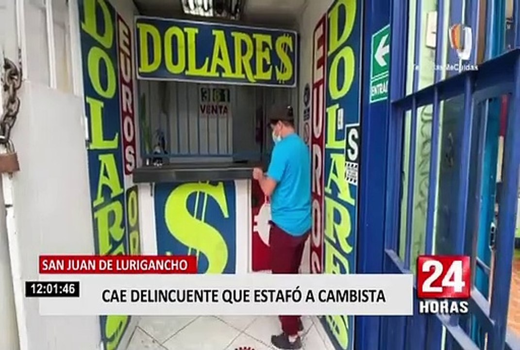 SJL: estafan a cambista con la modalidad del deposito bancario