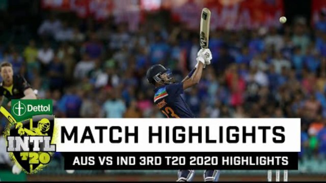 Ind Vs Aus 3rd T20 2020 Highlights Aus vs ind 3rd t20 2020 highlights