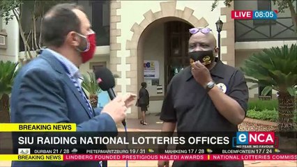SIU rading national lotteries offices