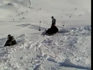 Arnaud - chute au ski