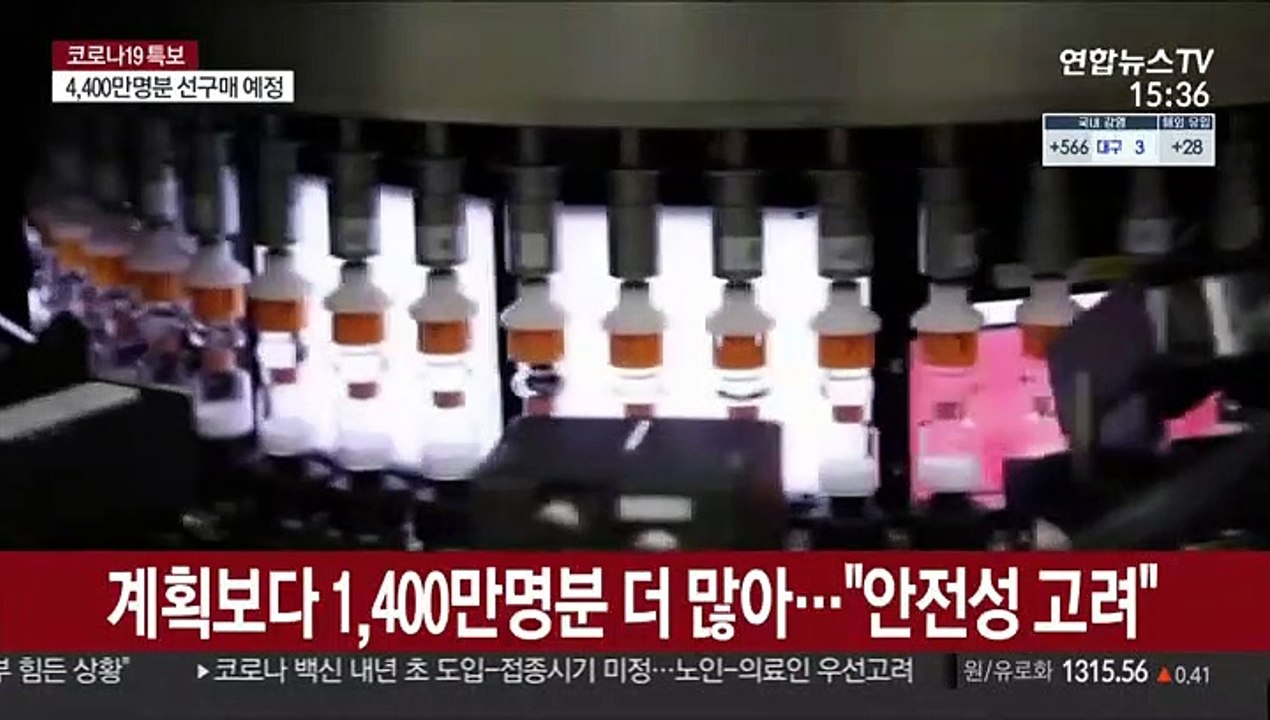 "4천400만 명분 백신 확보"…내년 2~3월 도입