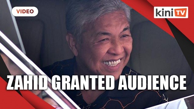 Zahid meets Perak ruler, Bersatu and PAS to be granted audience