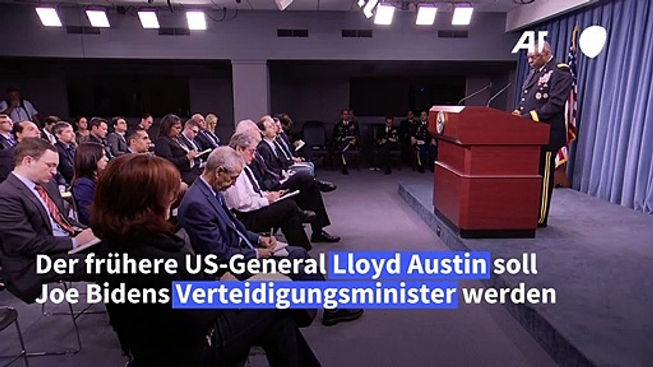 Biden will schwarzen Ex-General zum Pentagon-Chef machen
