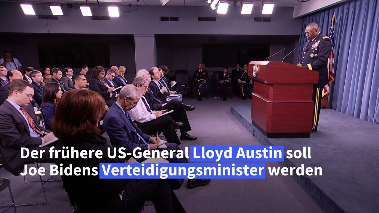 Biden will schwarzen Ex-General zum Pentagon-Chef machen