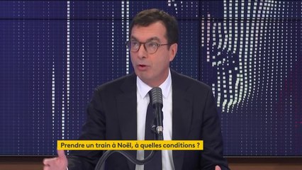 Fêtes de fin d'année : "A la SNCF on sera prêts", assure le président de la SNCF,  "on attend le go sanitaire"