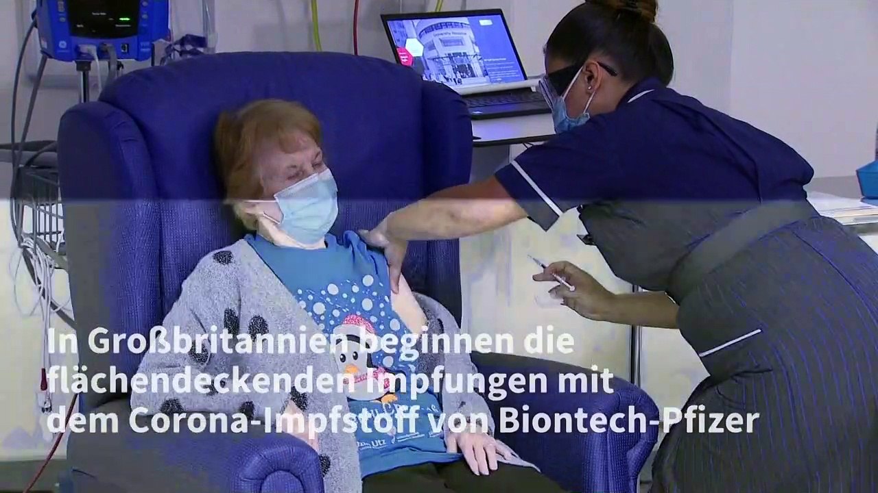 Erste Corona-Impfung in Großbritannien