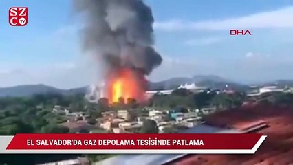 El Salvador'da gaz depolama tesisinde patlama