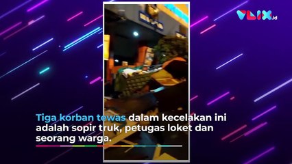 Insiden Ngeri Tabrakan Berdarah di Gerbang Tol Bakauheni
