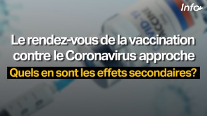 Le rendez-vous de la vaccination contre le Coronavirus approche ... Quels en sont les effets secondaires?