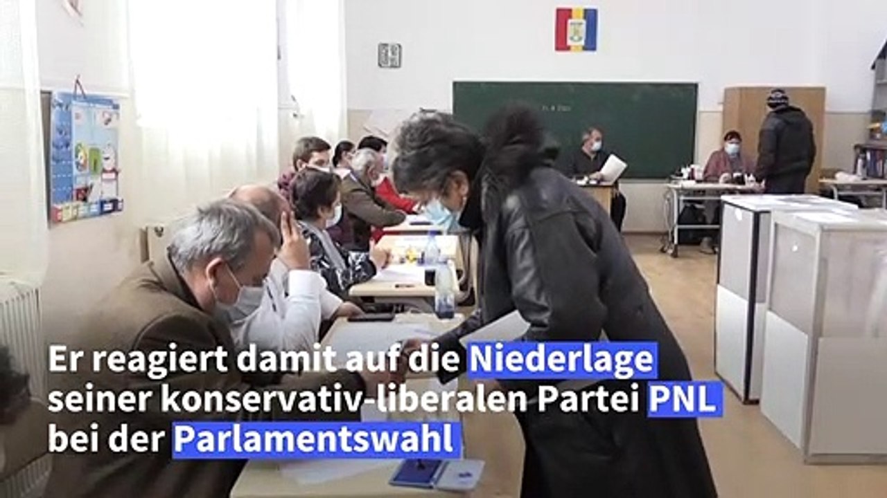 Rumäniens Ministerpräsident Orban tritt zurück