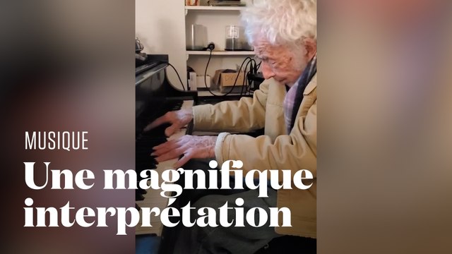 A 94 ans, il joue la Sonate au Clair de lune de Beethoven (et c'est très beau)