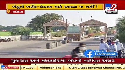 'Bharat Bandh' fails to show impact in Vadodara, Normal life remained unaffected _ Tv9GujaratiNews