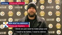 I need to be better - Roethlisberger admits shortcomings in Steelers defeat