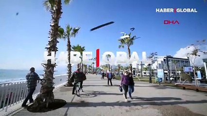 Antalya'da aralık ayında deniz keyfi