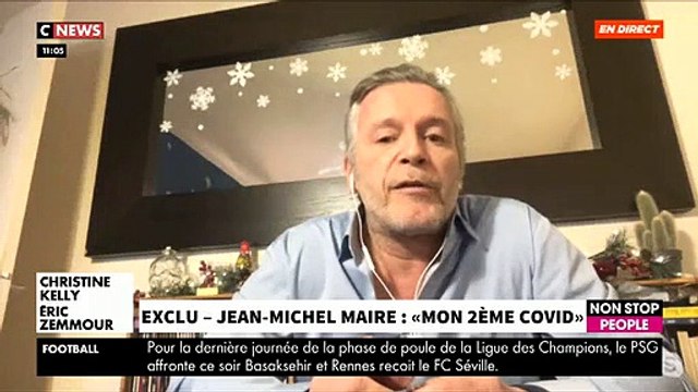 EXCLU - Jean-Michel Maire témoigne dans Morandini Live : J'ai le Covid pour la deuxième fois. J'ai beaucoup de toux, une perte de goût - VIDEO