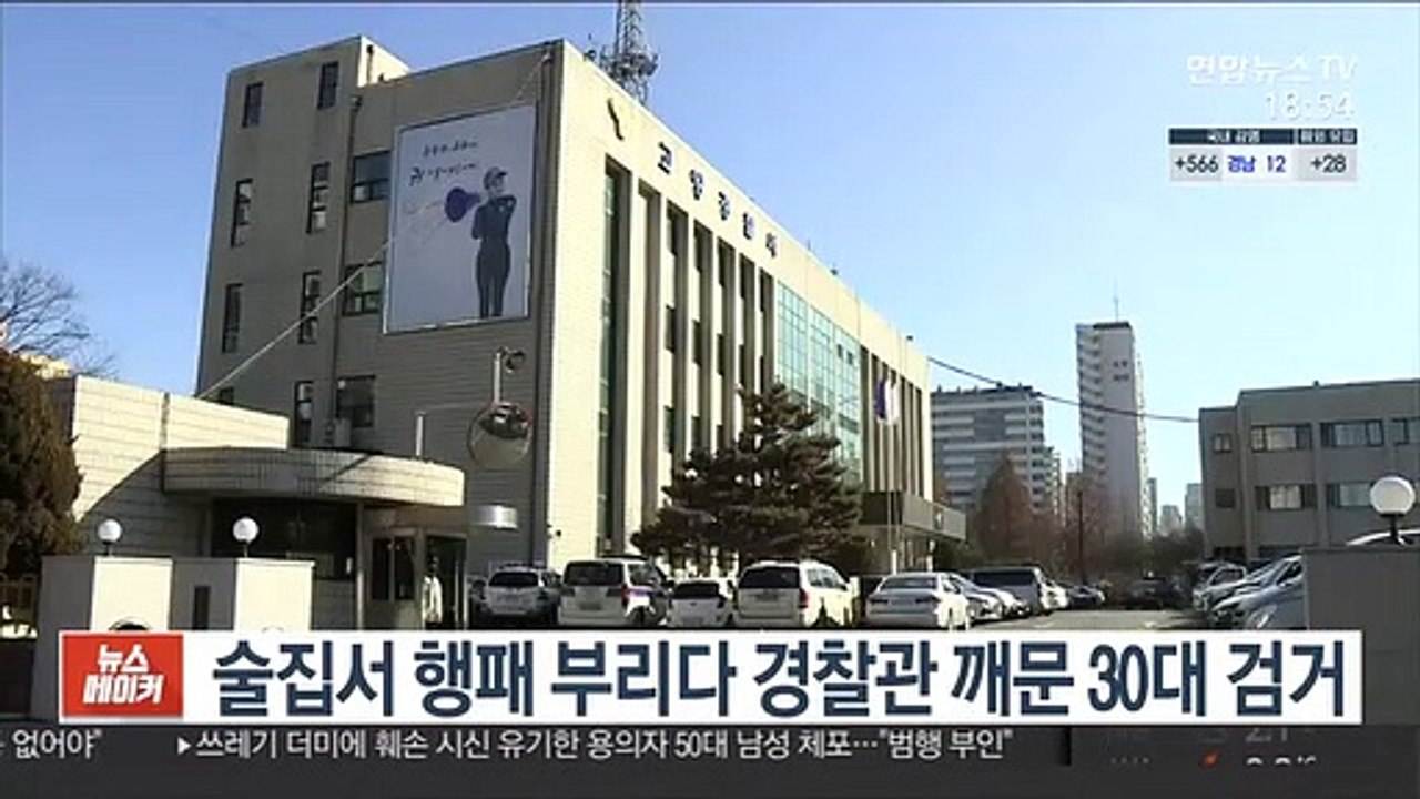 술집서 행패 부리다 출동한 경찰관 깨문 30대 검거