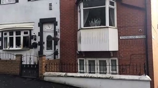 Suspected arson attack in Houghton, Sunderland