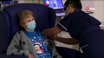 İngiltere’de ilk korona aşısı yapıldı