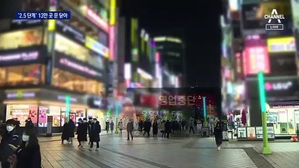 13만 곳 ‘영업중단’…수도권 거리두기 2.5단계 첫날
