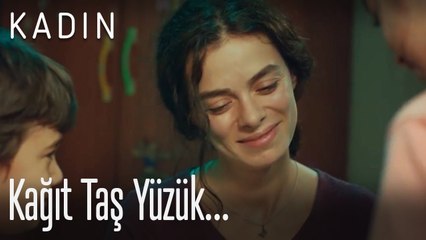 Kağıt taş yüzük... - Kadın