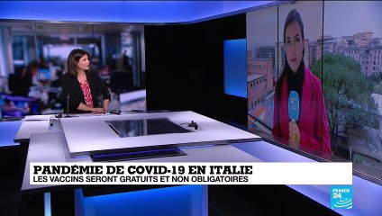 Covid-19 en Italie : les vaccins seront gratuits et non obligatoires