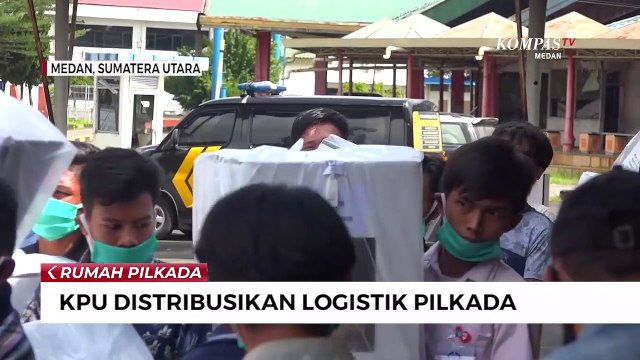KPU Medan Distribusikan Logistik Pilkada
