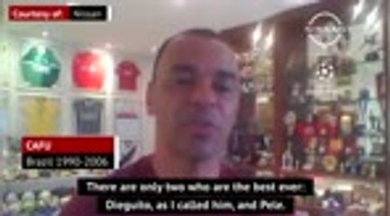 Maradona and Pele the best ever - Cafu