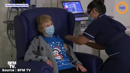 Covid-19 : Magaret Keenan, 90 ans, devient la première personne vaccinée contre le virus !