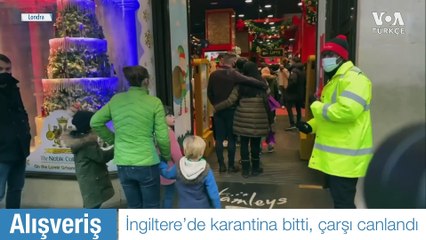 İngiltere'de Karantina Sonrası Caddeler Hareketlendi