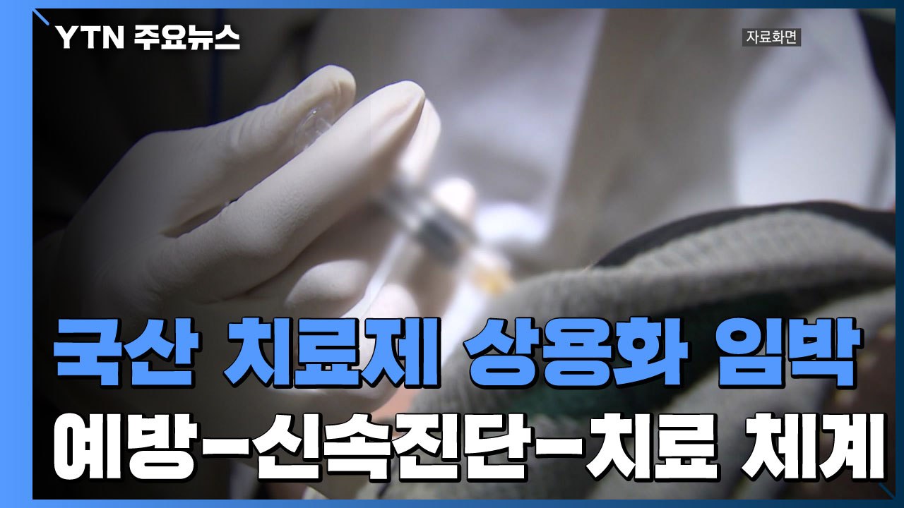 "국산 치료제, 내년 상용화"...예방-신속진단-치료 체계 구축 / YTN