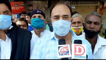 कृषि बिल के विरोध में कांग्रेस ने किया बंद का आह्वान, मक्सी नगर रहा पूर्णता बंद