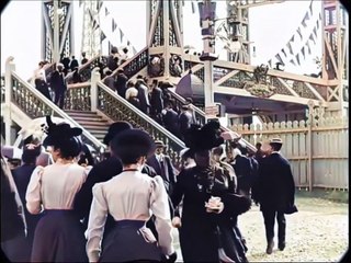 [60 fps]  A Trip Through Paris, France in late 1890s / Un voyage à travers Paris, 1890