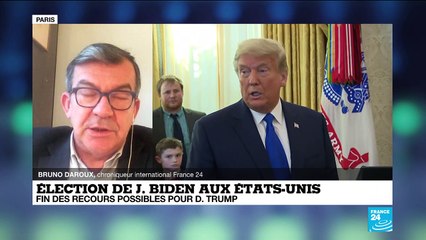 Élection de Joe Biden aux États-Unis : fin des recours pour Donald Trump