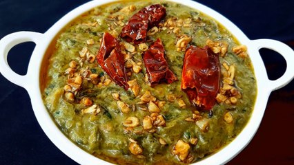 LASOONI PALAK RECIPE - restaurant style lasooni palak | lehsuni palak recipe | palak lasooni | लहसुनी पालक | Chef Amar