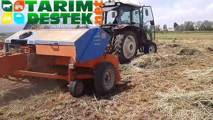 Erkunt Traktör ile Macar Fiğ Balya Yapımı