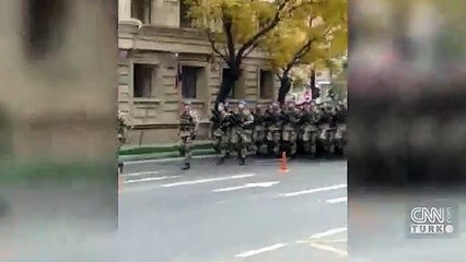 Türk askeri 10 Aralık Zafer Töreni için Azerbaycan'da! | Video