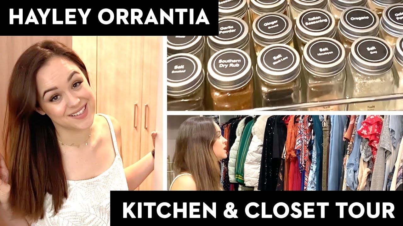 "The Goldbergs" Star Hayley Orrantia Gives Us A Tour Of Her Organized Kitchen and Closet