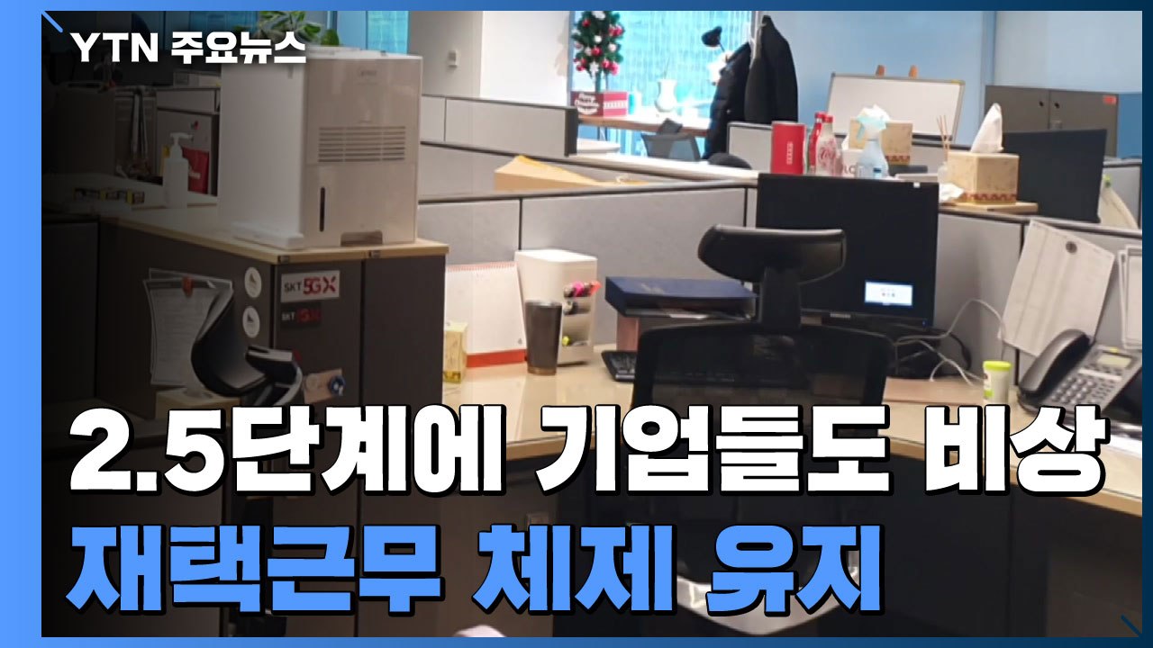 2.5단계에 기업들도 '초비상'...삼성전자 첫 순환 재택근무 / YTN