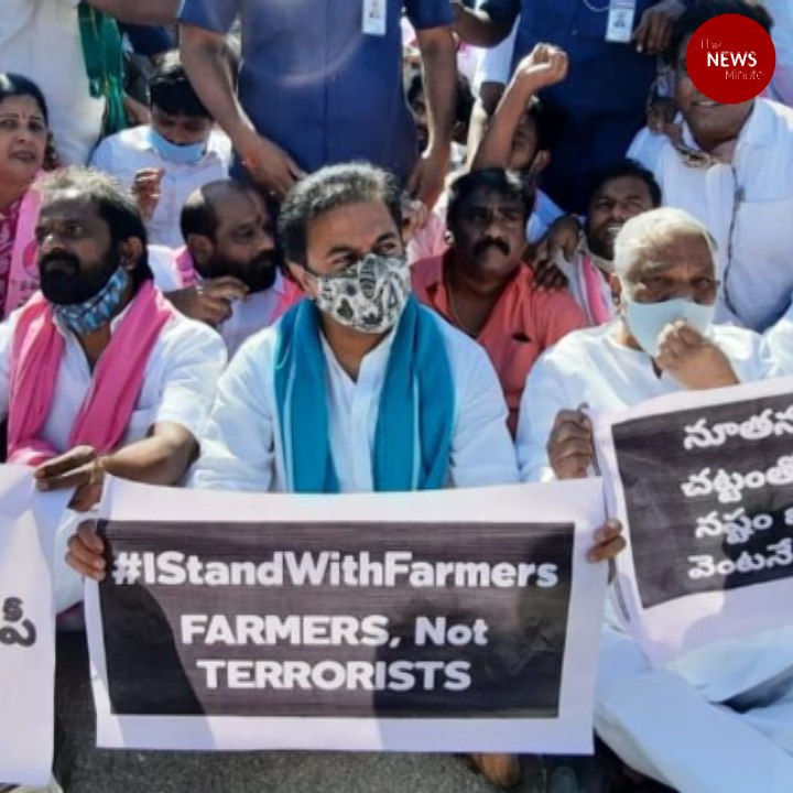 TRS, Congress and left parties support Bharat Bandh in Telangana