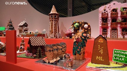 Weihnachtsausstellung in Stockholm: Lebkuchen in 3D