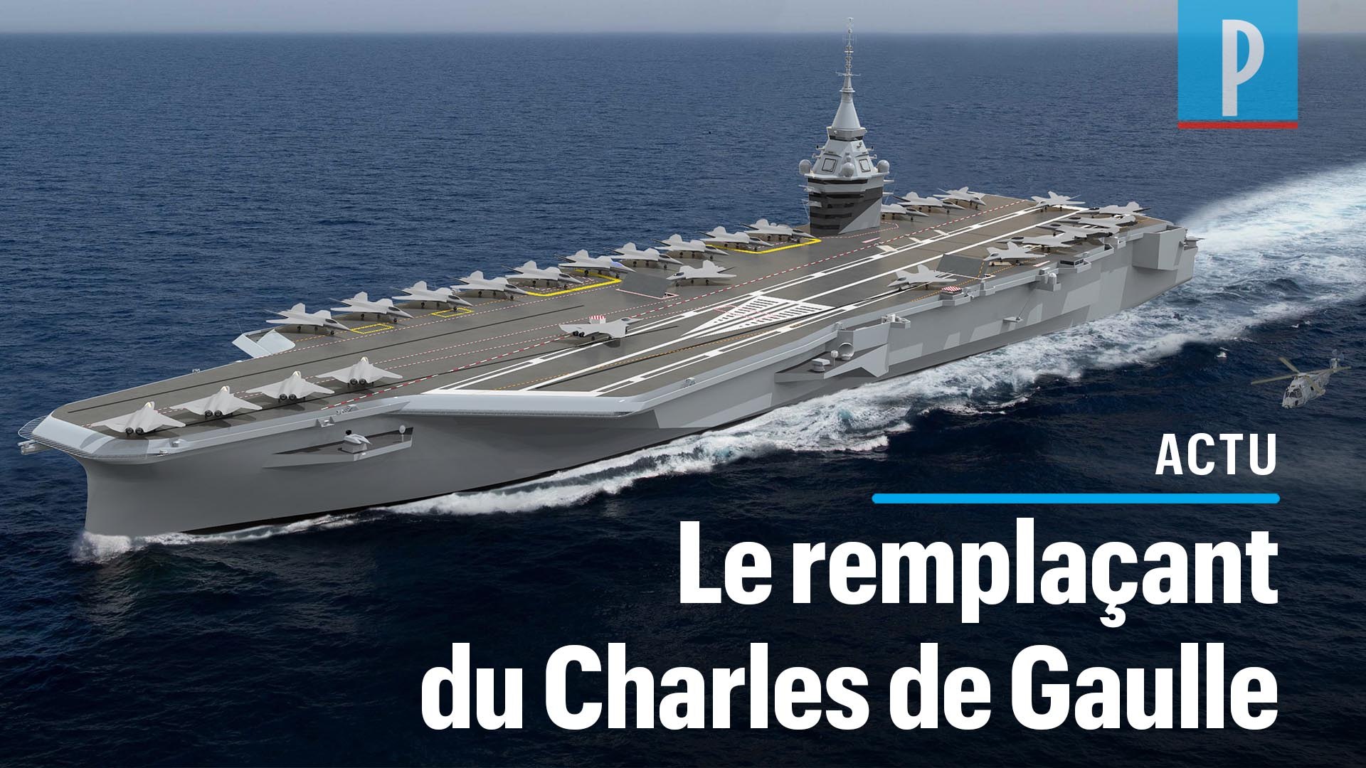 Le futur porte-avions français «sera à propulsion nucléaire», annonce  Macron - Vidéo Dailymotion
