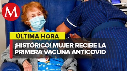 Ella es Margaret, la primera mujer del mundo en recibir vacuna covid-19 de Pfizer