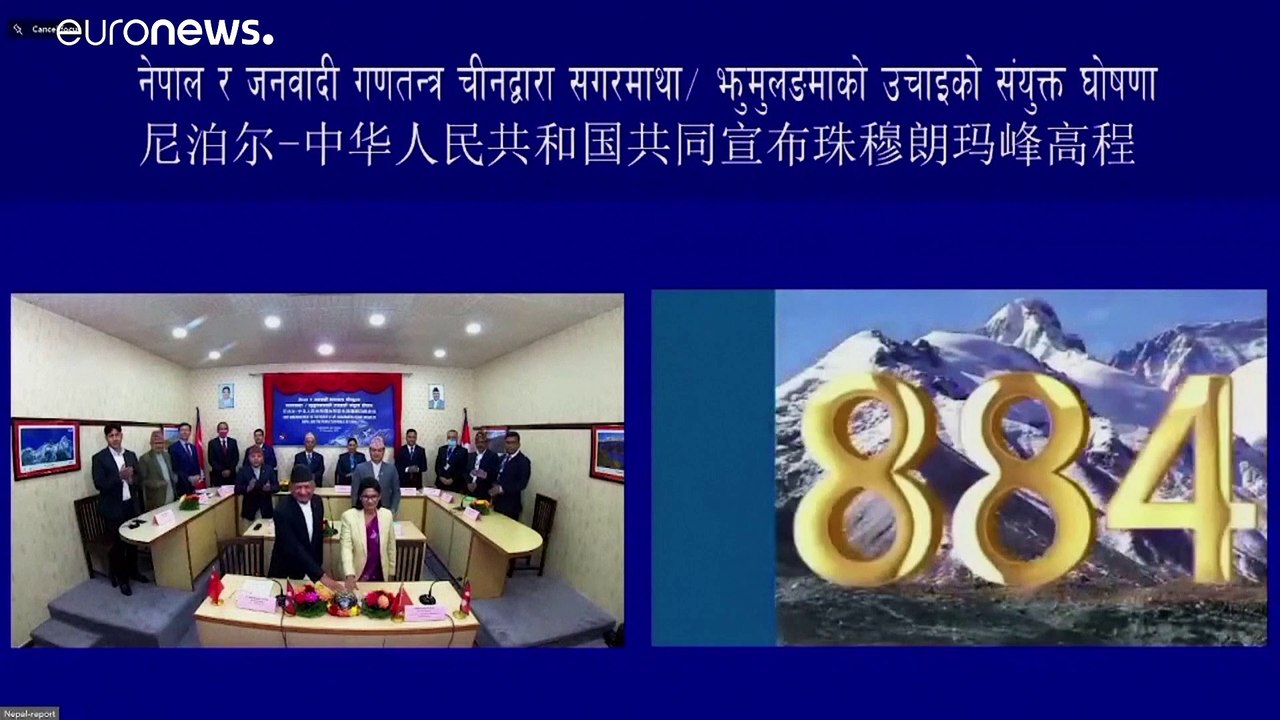 Mount Everest 86 Zentimeter höher