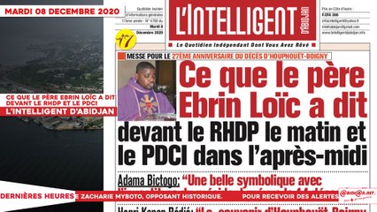 Le Titrologue du 08 Décembre 2020 : An 27 du décès de Félix Houphouët Boigny - Ce que le père Ebrin Loïc a dit devant le RHDP et le PDCI