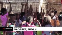 L'espoir pour les enfants éthiopiens dans une école gérée par des réfugiés au Soudan