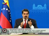 Pdte. Maduro:  A pesar de nuestro esfuerzo no hemos podido tener relaciones de respeto con los gobiernos de EE.UU.
