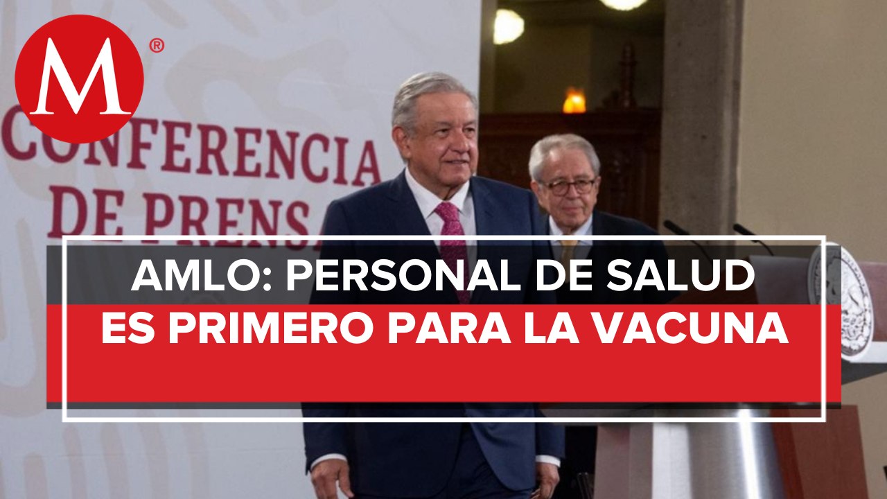 AMLO esperará su turno para aplicarse vacuna contra coronavirus