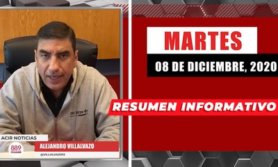 Resumen de noticias  lunes 7 de diciembre  2020 / Panorama Informativo / 88.9 Noticias