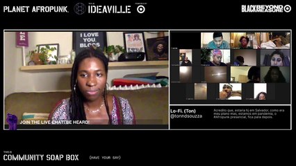COMMUNITY SOAP BOX at PLANET AFROPUNK with Bridget Todd